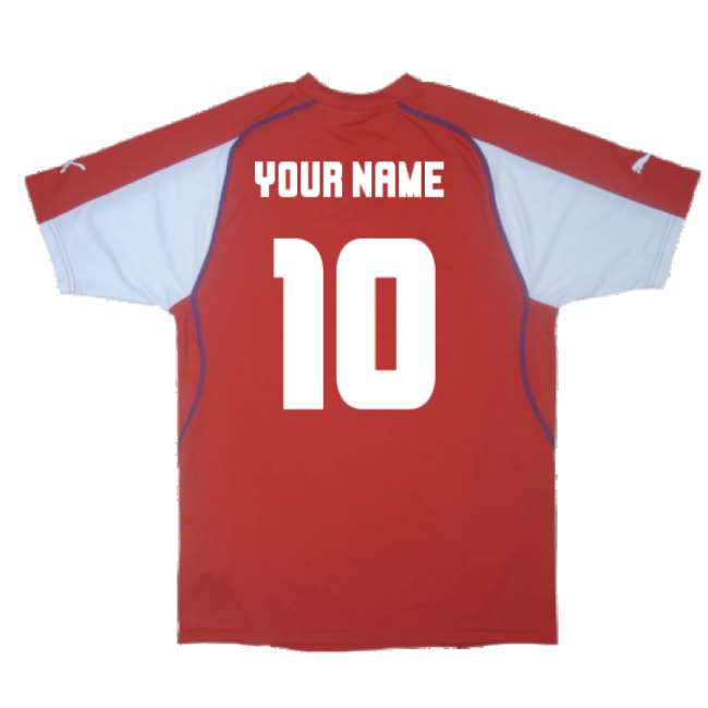 2003-2004 Czech Republic Soccer Team Home Strip