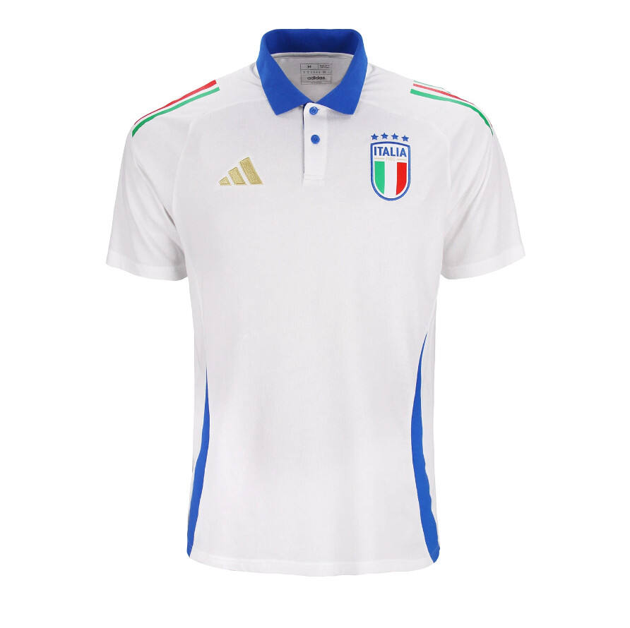 Elite 2024 Italy White Polo Shirt - Official Replica 6502