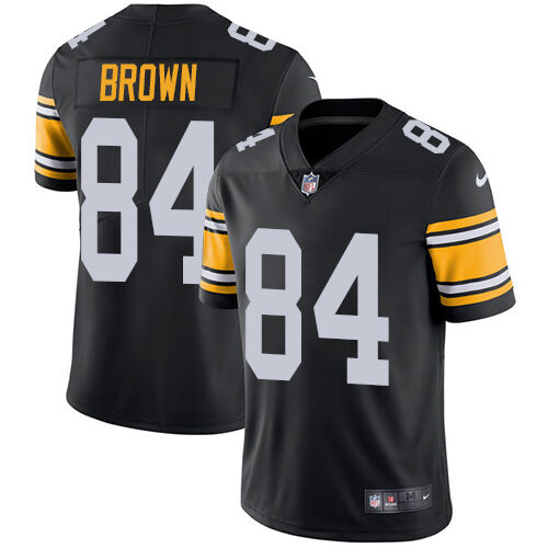 Pittsburgh #None Black Alternate NFL Limited Jersey for Men replica