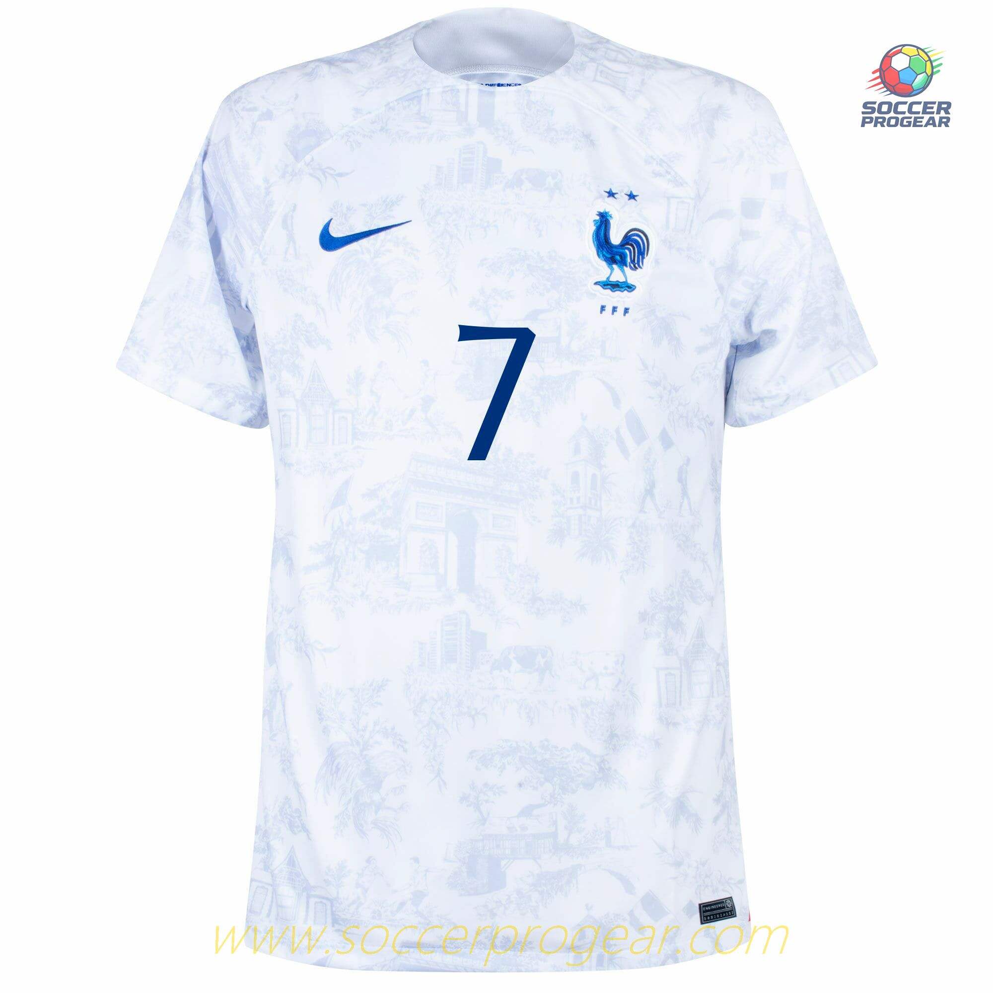 GRIEZMANN 2022 WORLD CUP AWAY FRENCH TEAM JERSEY