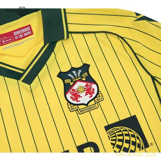 Luxury 2025-2026 Wrexham Away Shirt - Match Day Jersey - Premium Quality