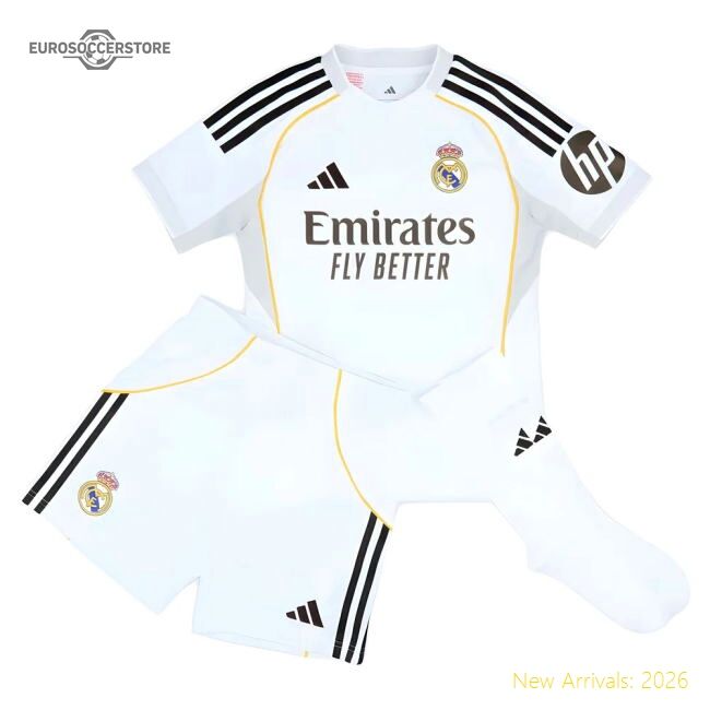 Elite 2025-2026 Real Madrid Home Youth Kit - Reasonable Price