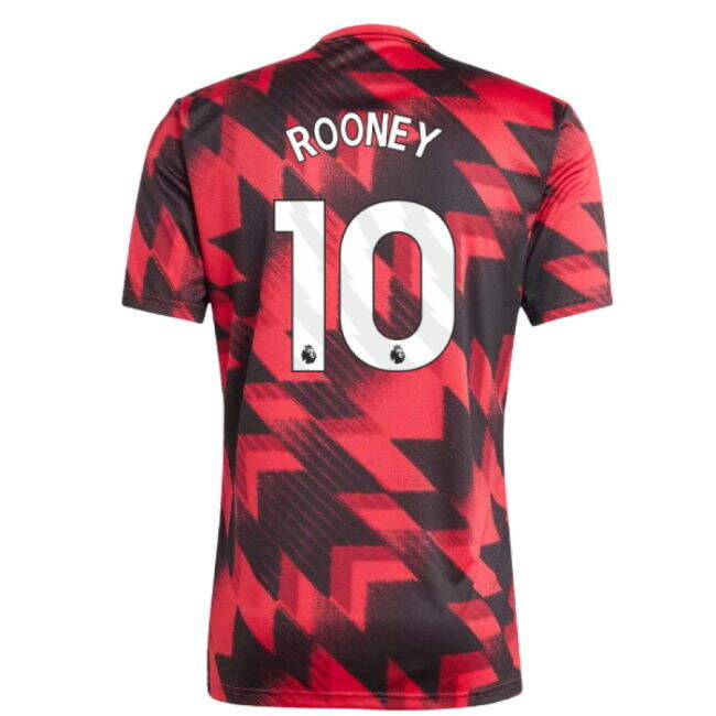 Classic Man Utd 2025-2026 Man Utd Pre-Match Shirt (Red) (Rooney 10)...