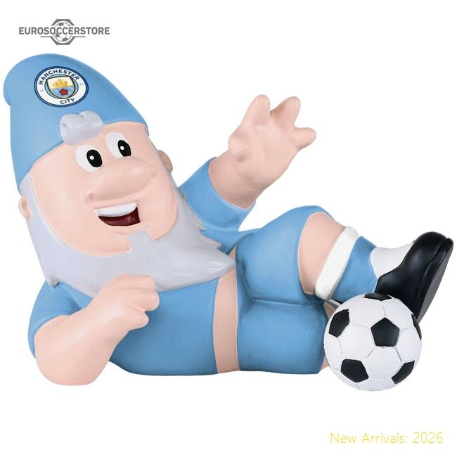 Premium Manchester City Fc Sliding Tackle Gnome - Premium Quality