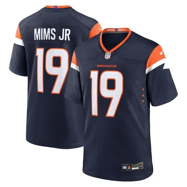 None Marvin Mims Game Jersey - Navy | NFL Player Jersey | NFL Football