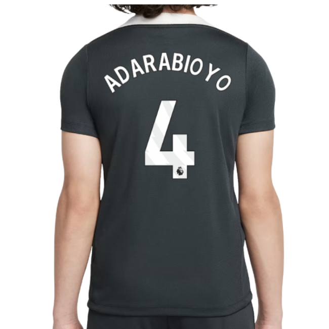 2025-20 Chelsea Training Soccer Jersey Adarabioyo #4 L S Kids