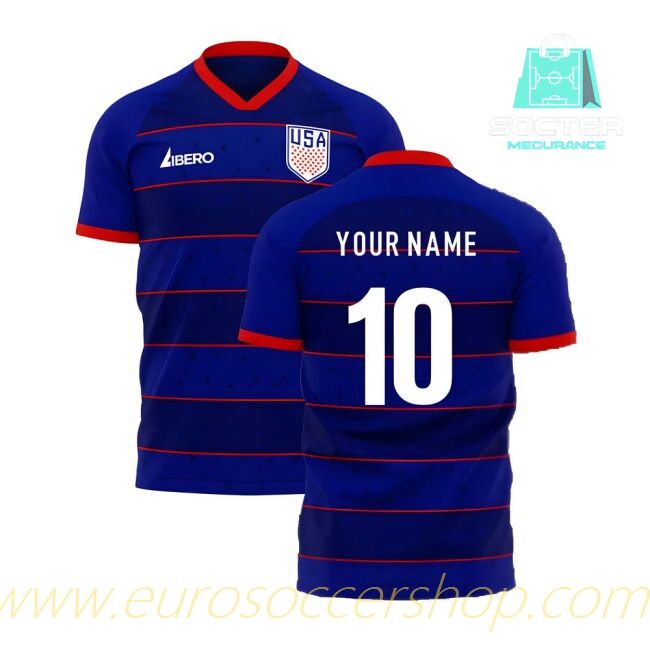 2025-26 Edition USA International Away Football Shirt (Custom)