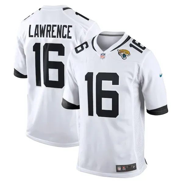 None Trevor Lawrence Game Jersey - White | NFL Player Jersey