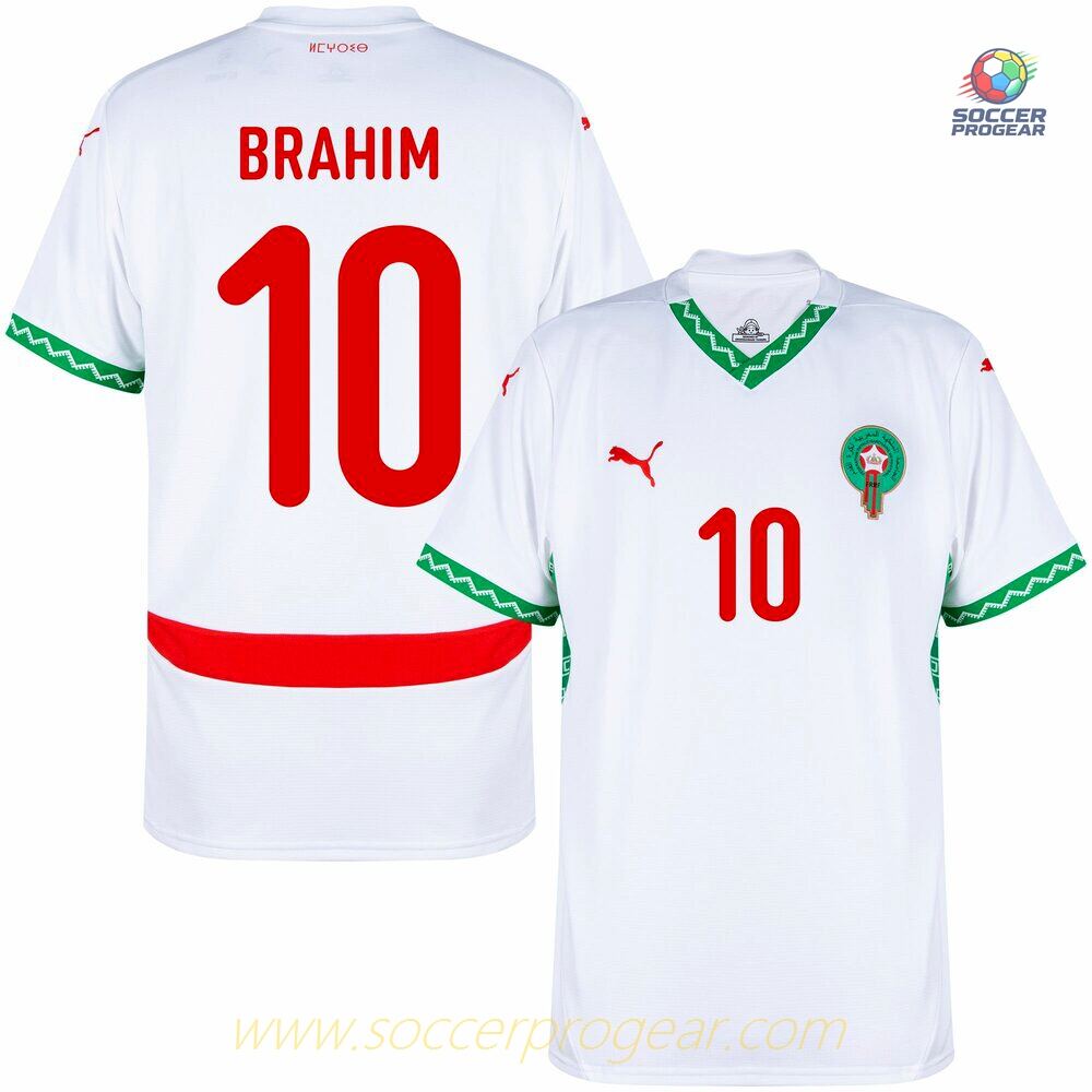 Morocco Away Soccer Shirt 2025 Collection 2026 Brahim