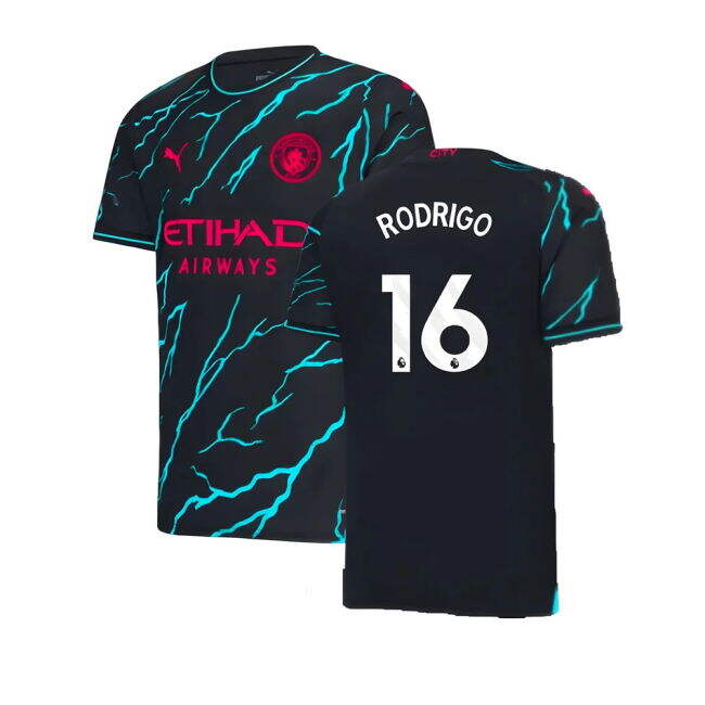 Man City Certified 2023-2024 Man City Third Shirt (RODRIGO 16)