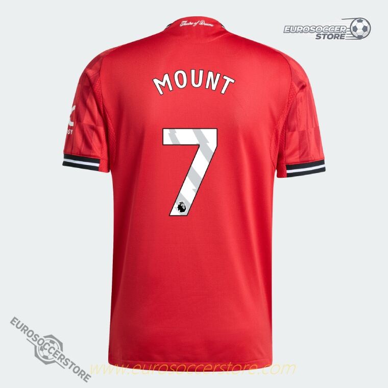 Manchester United 25-26 Home Player Version Jersey - MOUNT 7