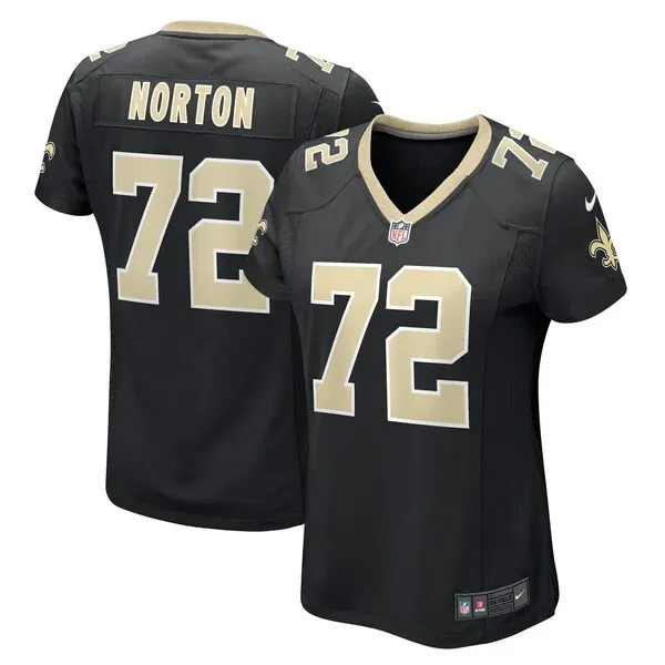 New Orleans Saints Game Football Jersey - Black S | team apparel