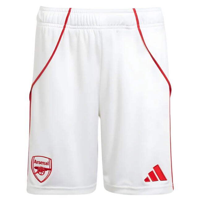 2025-2026 Arsenal Home Shorts (White) - Kids