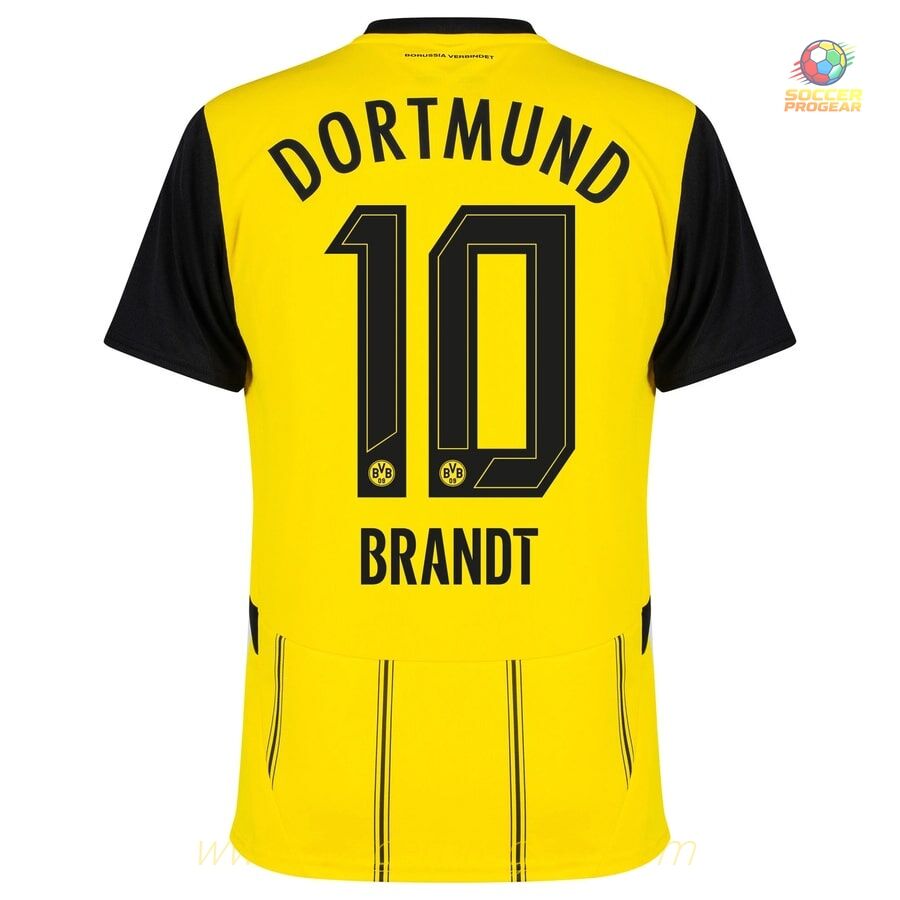 Football Team Jersey Dortmund Home 2024-2025 Season Drandt