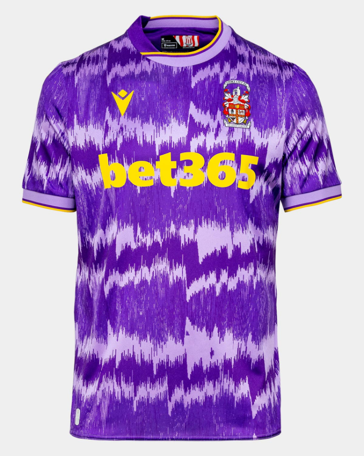 Stoke City's Away Football Jersey for the 25-26 Season