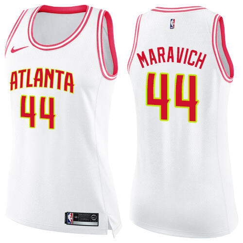 Official ATL #44 Pete Maravich 2024 Icon NBA Swingman Jersey White -