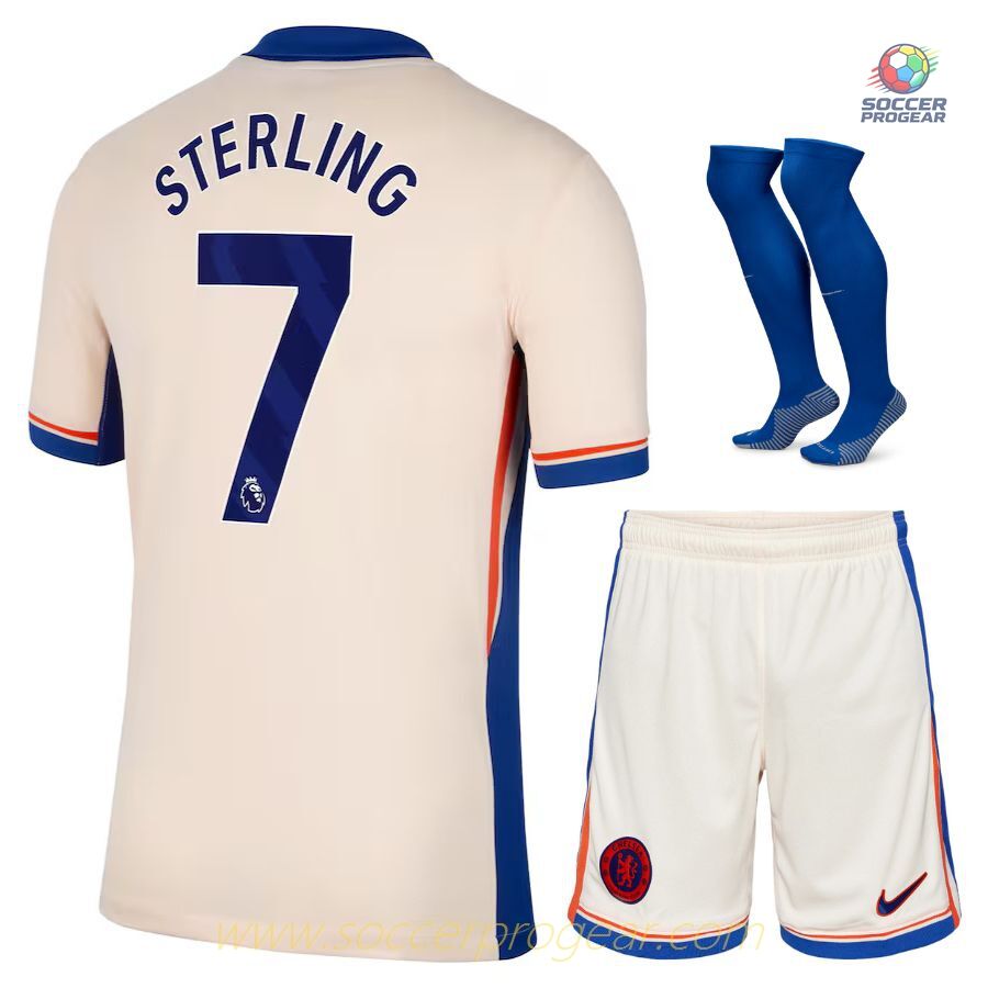 Chelsea Youth Away Soccer Shirt Soccer Shirt 2024/25 Collection Sterling