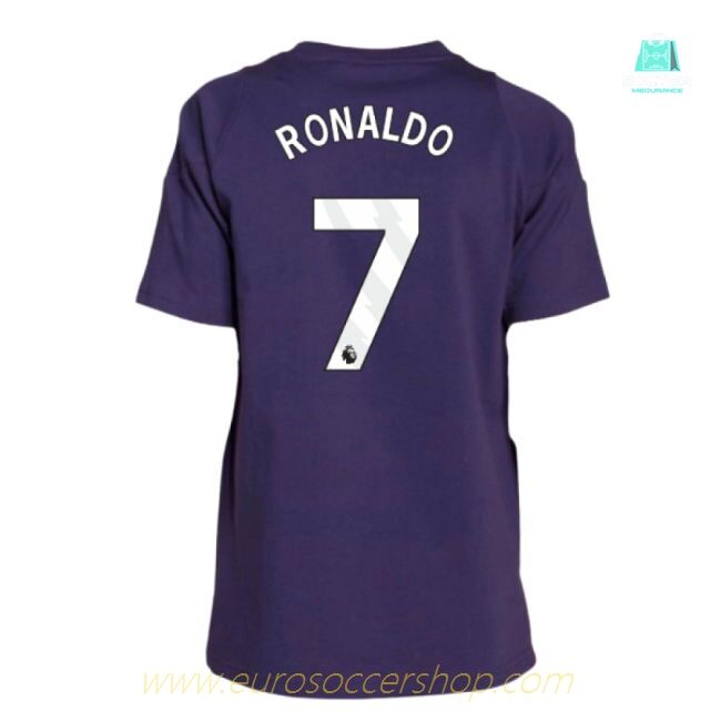 2025-2026 Man Utd Training Tee (Aurora Plum) - Kids (Ronaldo 7)