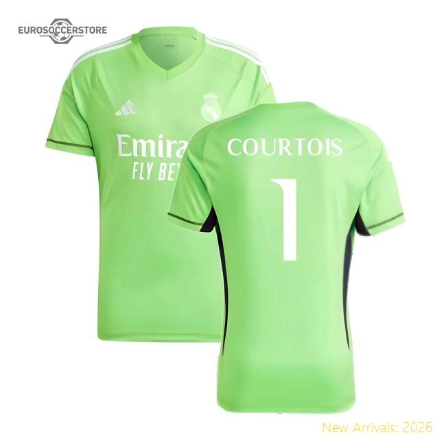 Luxury 2023-2024 Real Madrid Home Goalkeeper Shirt (solar Green) (c