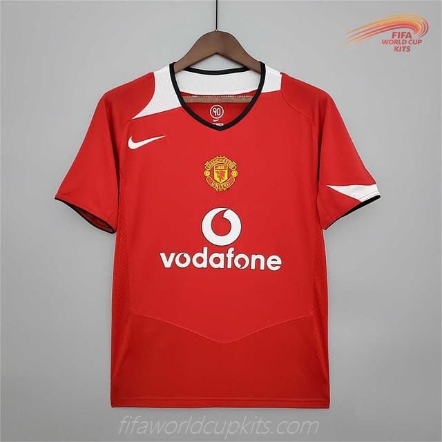 Home Soccer Uniform of Manchester United season 04-06