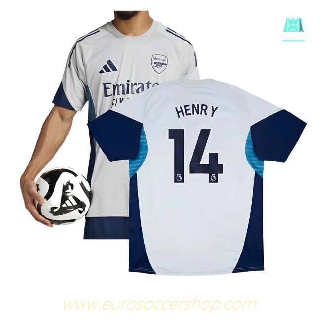 2025-2026 Arsenal Training Shirt (Grey Two) (Henry 14)
