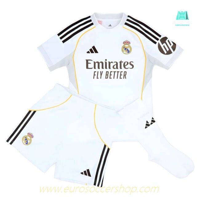 2025-2026 Real Madrid Home Youth Kit