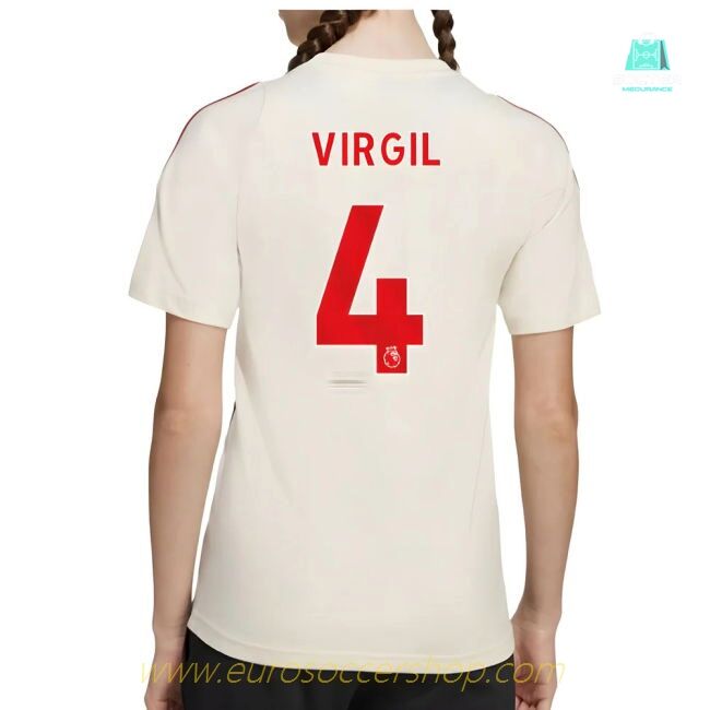 2025-2026 Liverpool Training Tee (White) - Kids (Virgil 4)