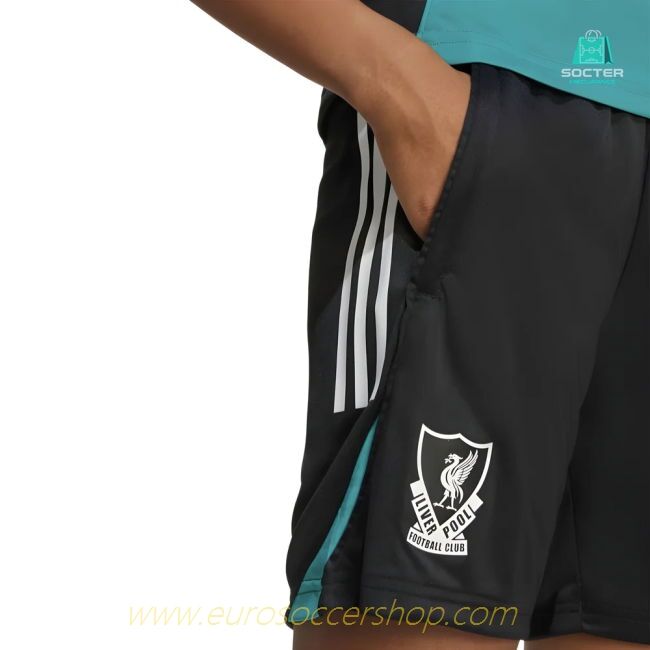 2025-2026 Liverpool EU Training Shorts (Black) - Kids