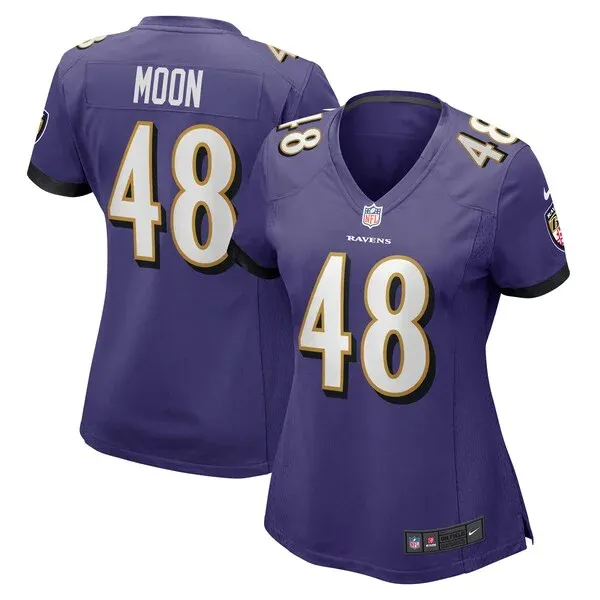 Baltimore Ravens Jeremiah Moon Game Jersey - Purple | NFL Player Je...