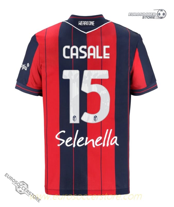 Bologna 25-26 Season Home CASALE 15 Football Jersey