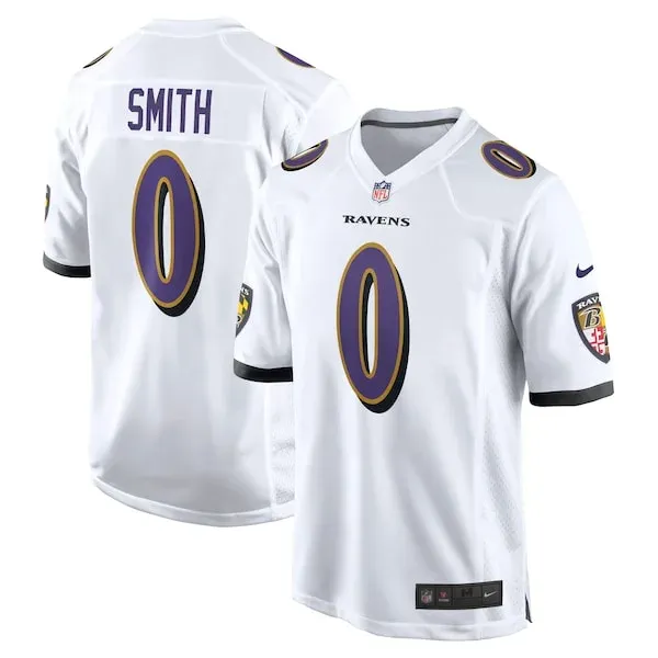 Baltimore Ravens Game Football Jersey - White S | premium jersey