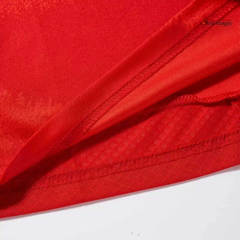 Kid's Spain Home Soccer Jersey Kit(Jersey+Shorts+Socks) 2024/25Authent