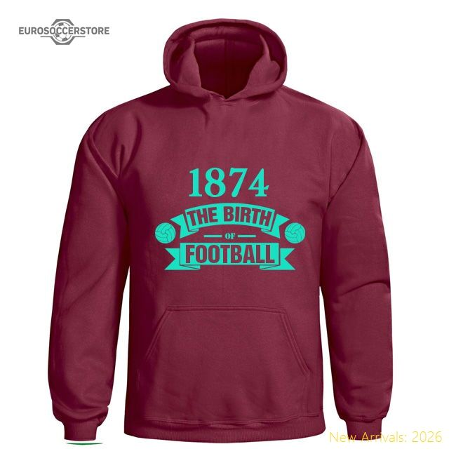 Premium Aston Villa Birth Of Football Hoody (claret) - Premium