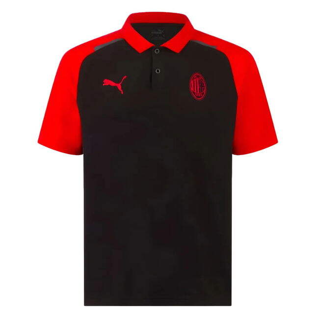 2023-2024 AC Milan Shirt (Black) Reinforced Seams UV Protection