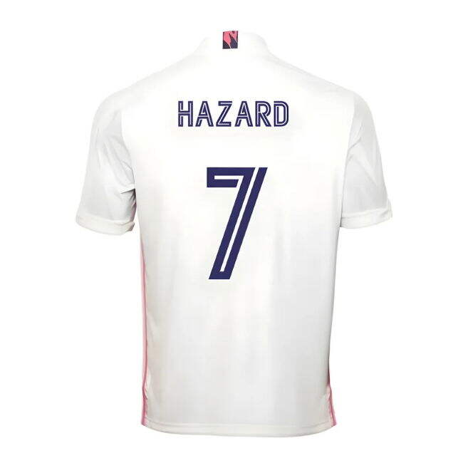 2020-2021 Real Madrid Home Top Quality Football Shirt (HAZARD 7)