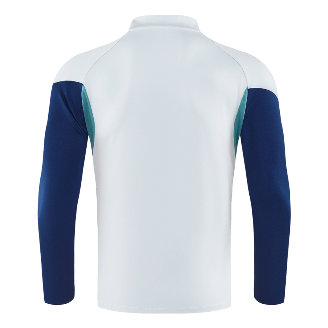 Arsenal 1/4 Zip Tracksuit 2025/26 Kids White