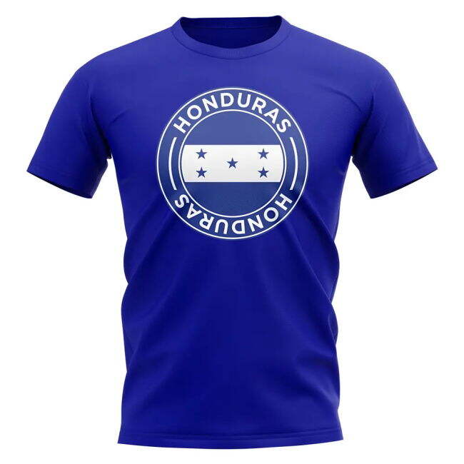 Honduras Football Badge T-Shirt (Royal)