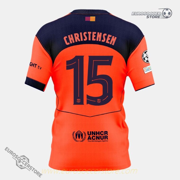 Barcelona Third CHRISTENSEN 15 Jersey 25-26 (Player Version)