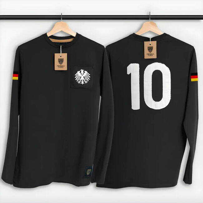 Cheap Germany Die Adler Away Number 10 LS Retro Shirt Unique