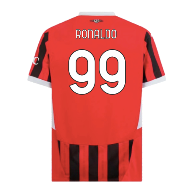 Rossoneri Home Jersey R. 9 #9 Latest Season Economical Stylish (v6)