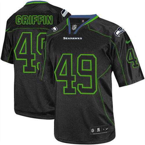 Seattle #None Black Lights Out Elite NFL Jersey gift for fans