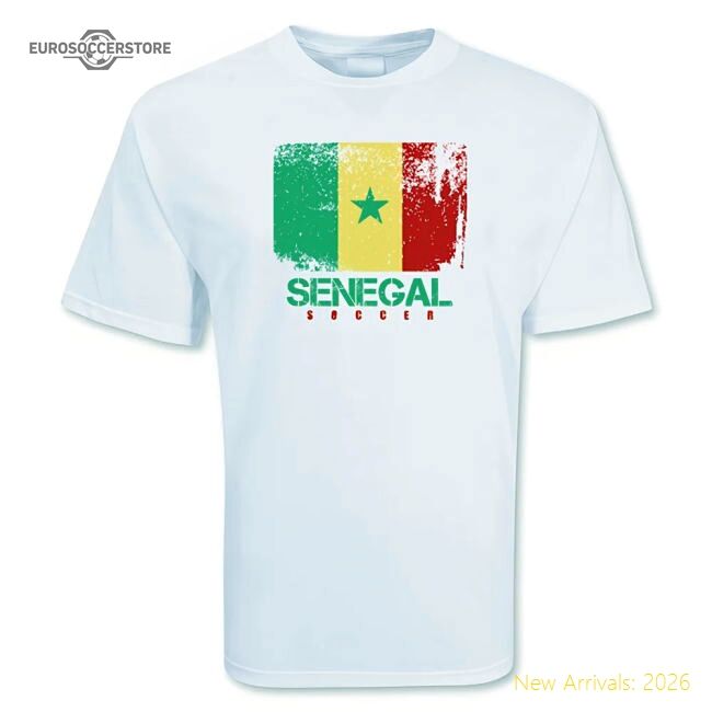 Elite Senegal Soccer 20242025 Regular Tshirt Slim Retro