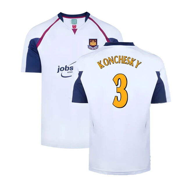 2021-24 West Ham Home Jersey Konchesky #3 Edition L M S