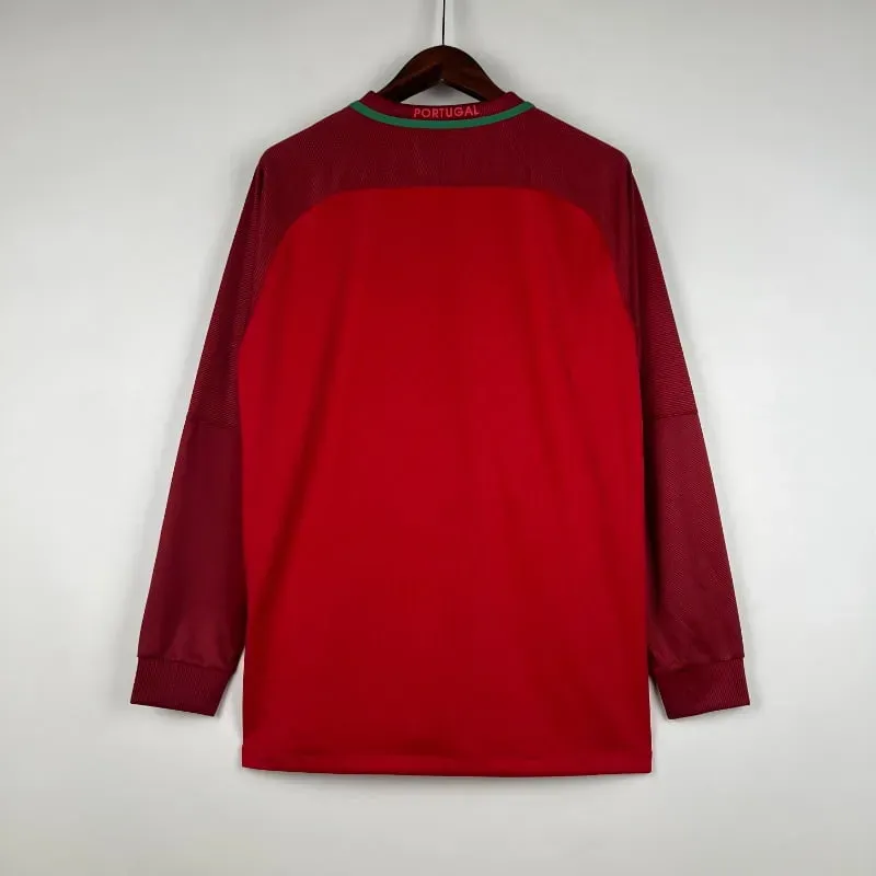2016-2017 Long Sleeve Portugal Jersey retro kit