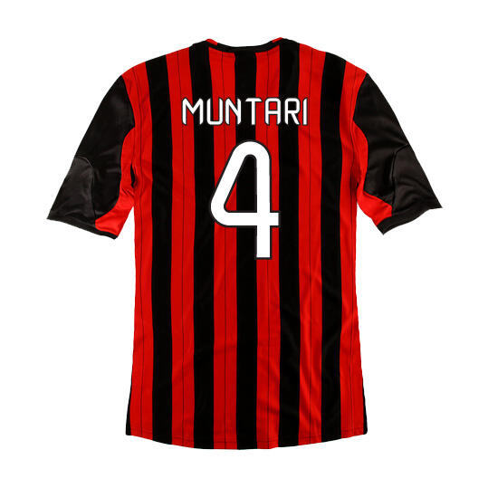 1314 AC Milan Home 4 Muntari Shirt - Official Replica 2848