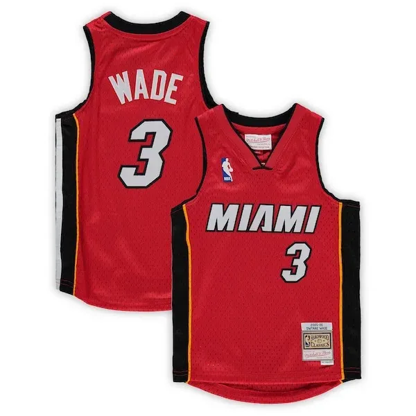 Dwyane Wade MIA Jersey - superior team-jersey - Red workout casual
