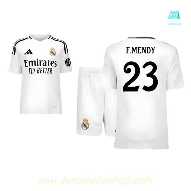 2024-2025 Real Madrid Home Youth Kit (F.Mendy 23)
