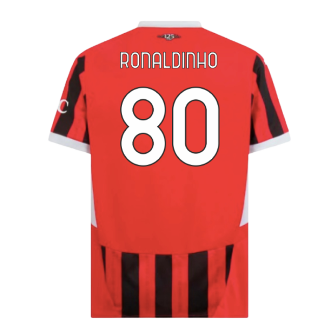 Ac Milan Official 2024-2025 Home Soccer Jersey - Premium Replica