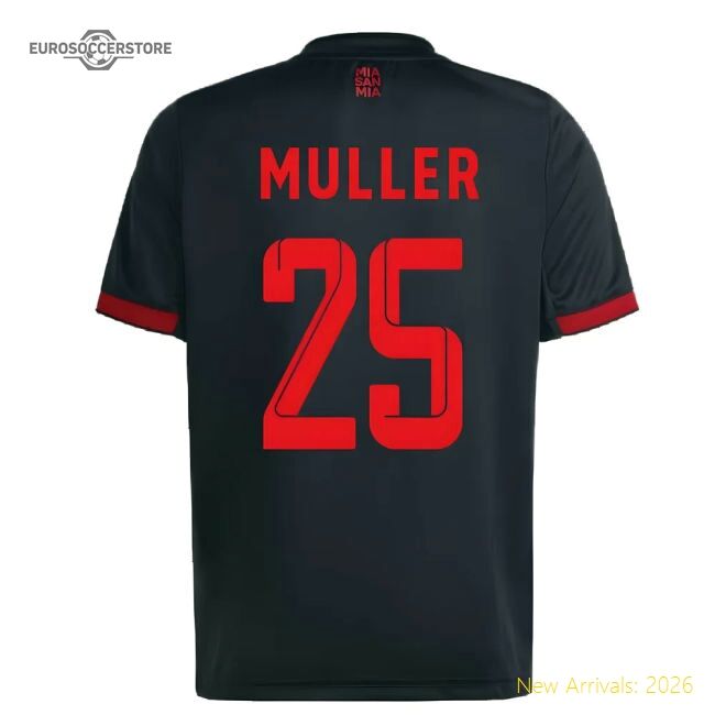 Premium 2022-2023 Bayern Munich Alternative Jersey (kids) (muller 25)