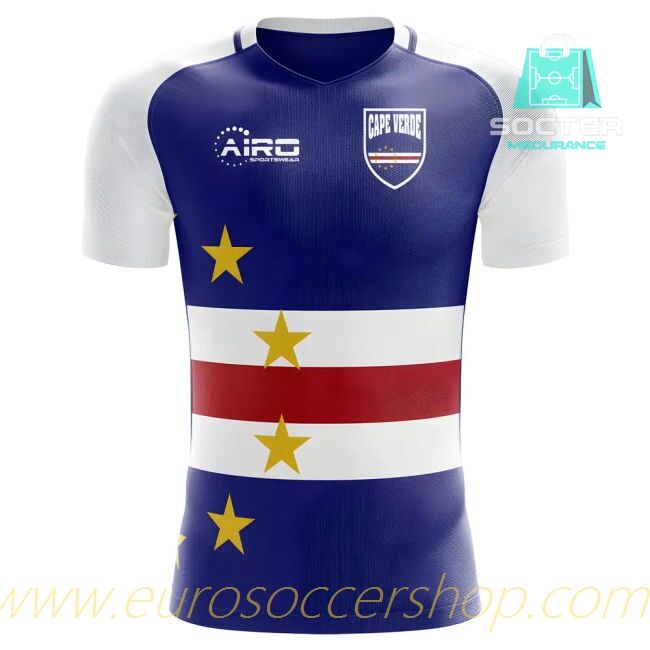 2025-2026 Season Replica Cape Verde Home Football Shirt Youth Version
